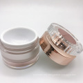 Luxury Clear Rose Gold 50Ml Glass Pump Spray Face Lotion Bottle